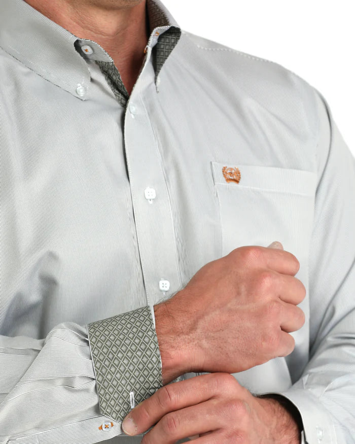 Cinch Men’s Tencel™ Classic Fit Button-Down Western Shirt