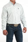Cinch White Paisley Print Western Shirt