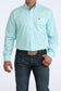 Cinch Men's Classic Fit Button-Down Western Shirt in Blue Geometric Print