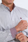 Cinch White Striped Long Sleeve Shirt
