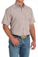 Cinch Men's Pink & Black Geo Western Shirt