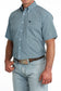 Cinch Men's Classic Fit Button-Down Western Shirt in Blue Geo Print