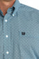 Cinch Men's Classic Fit Button-Down Western Shirt in Blue Geo Print