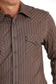Cinch Men's Modern Fit Stripe Print Shirt