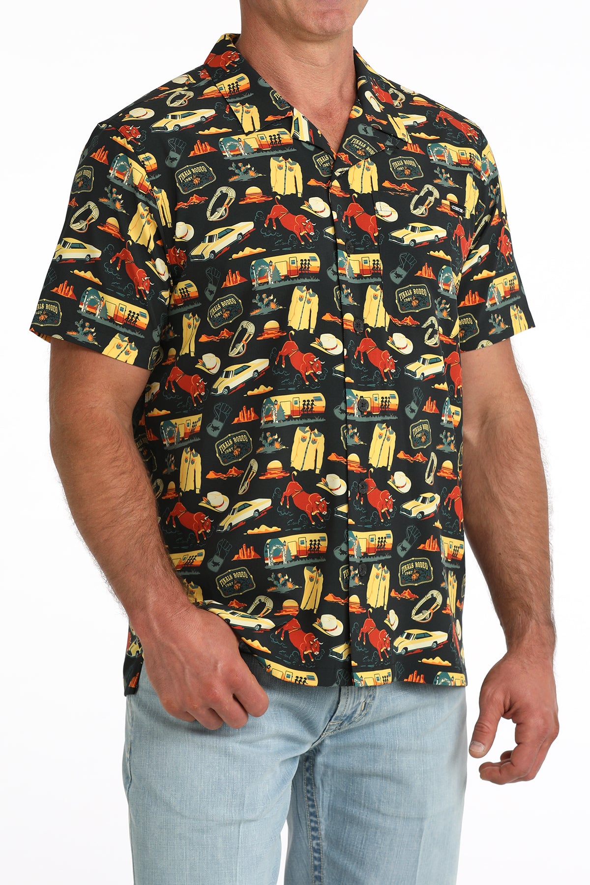 Cinch Cowboy Way Camp Shirt