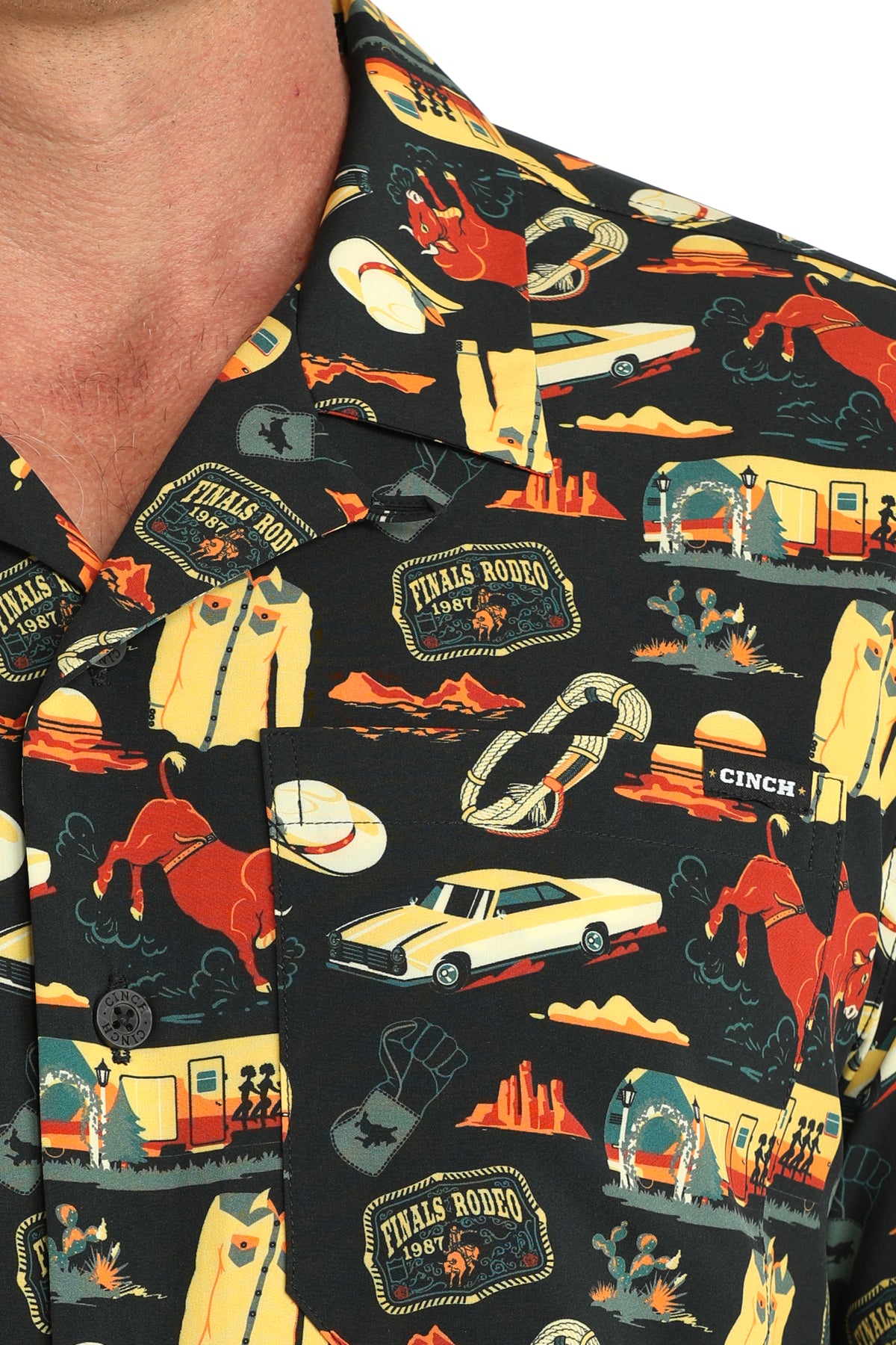 Cinch Cowboy Way Camp Shirt
