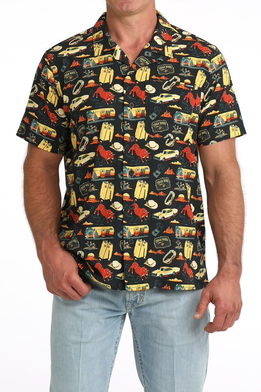Cinch Cowboy Way Camp Shirt