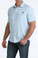 Cinch Men's Arenaflex Camp Shirt in Light Blue