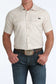 Cinch Men's Arenaflex Camp Shirt in White Plaid