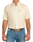 Cinch Men's Arenaflex Short Sleeve Peach Button Down Shirt