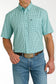 Cinch Turquoise Arenaflex Short Sleeve Shirt