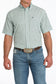 Cinch Men's ArenaFlex Light Blue Geo Print Button Down Shirt