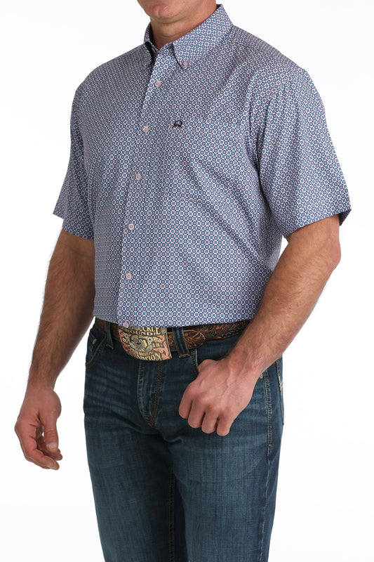 Cinch Men’s Arenaflex Button-Down Western Shirt in Lilac