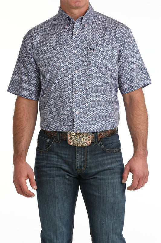Cinch Men’s Arenaflex Button-Down Western Shirt in Lilac