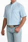 Cinch Men's ArenaFlex Blue Geo Diamond Print Short Sleeve Shirt