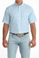 Cinch Men's ArenaFlex Blue Geo Diamond Print Short Sleeve Shirt