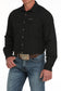 Cinch Black Ripstop Solid Button-Down Western Shirt