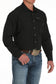 Cinch Black Ripstop Solid Button-Down Western Shirt