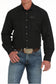 Cinch Black Ripstop Solid Button-Down Western Shirt