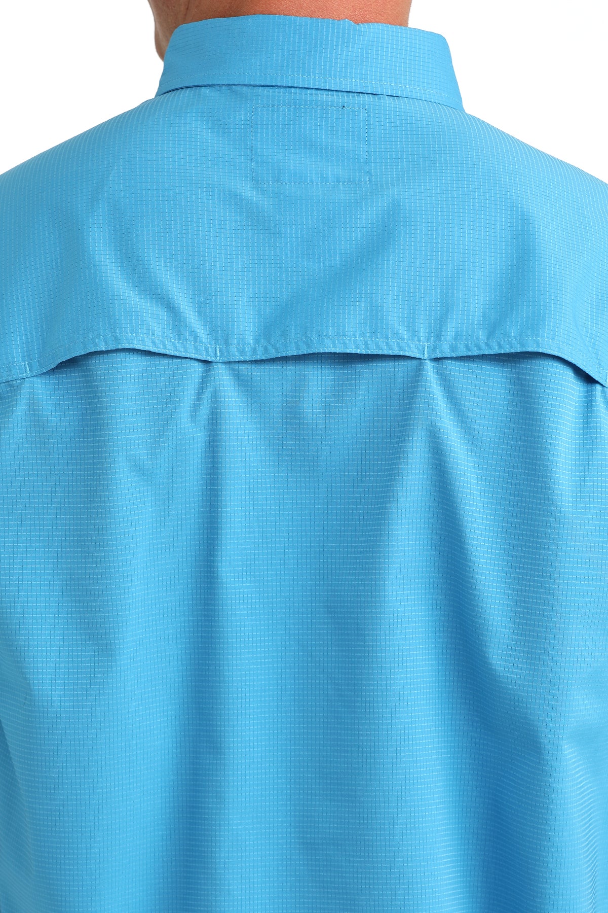 Cinch Men's Solid Blue ArenaFlex Short Sleeve Shirt