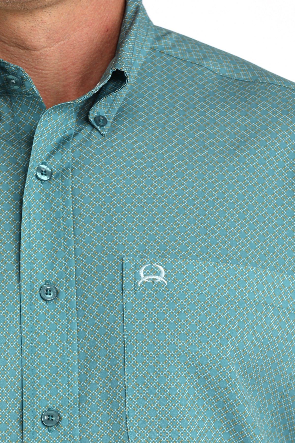 Cinch ArenaFlex Short Sleeve Shirt in Teal