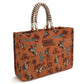 Wrangler Aloha Cowboy Canvas Tote in Brown