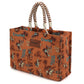 Wrangler Aloha Cowboy Canvas Tote in Brown