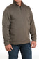 Cinch Men's 1/4 Zip Pullover in Brown