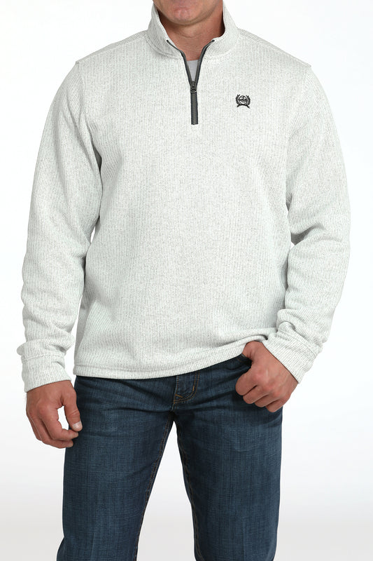 Cinch Men's 1/4 Zip Pullover in Gray