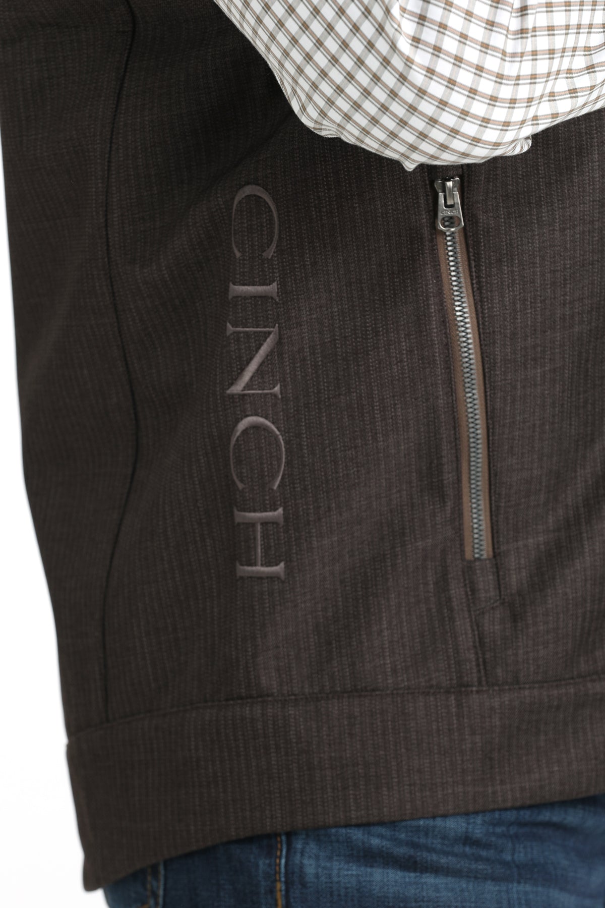 Cinch Men's Bonded Vest in Brown