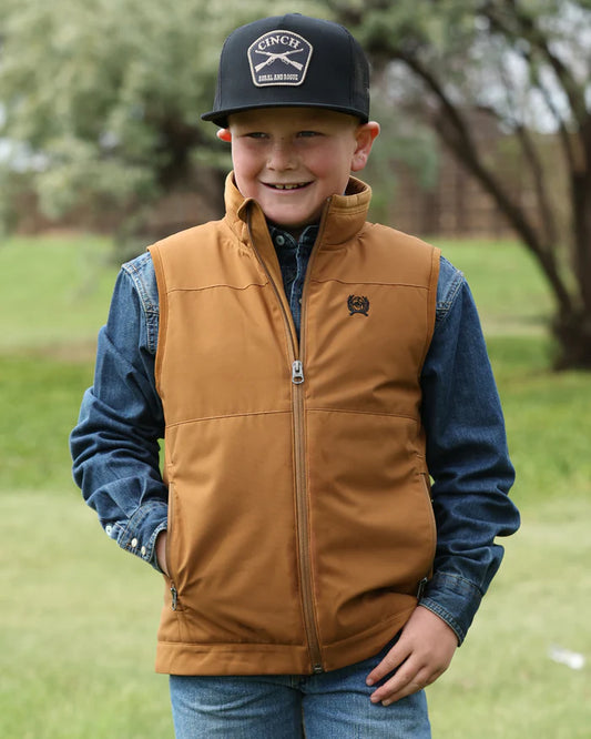 Cinch Boy's Canvas Vest