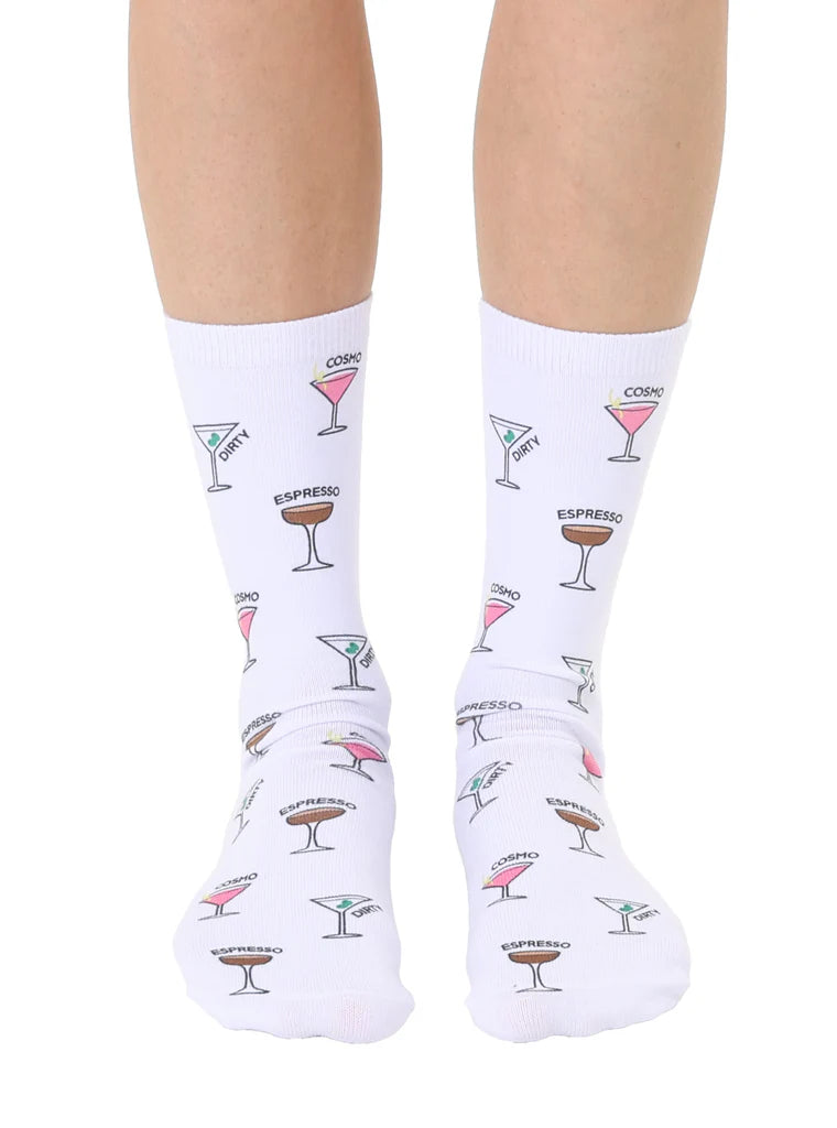 Martini Crew Socks