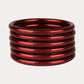 Merlot All Weather Bangles®- Set of 6
