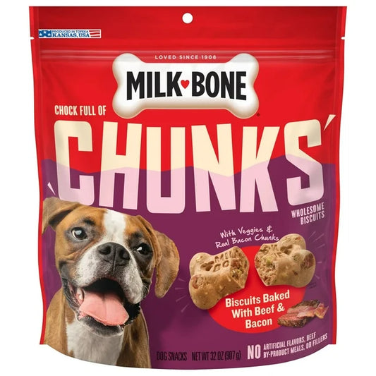 Milk Bone Chock Full of Chunks-Beef and Bacon