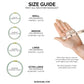 Mint All Weather Bangles® Serenity Prayer - Set of 6