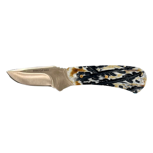 Whiskey Bent Hat Co. Burnt Bone Mini Skinner Knife