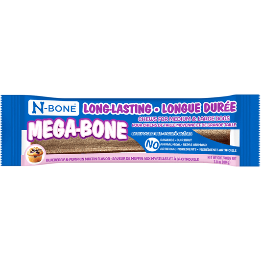 N-Bone Mega-Bone Single- Blueberry Pumpkin