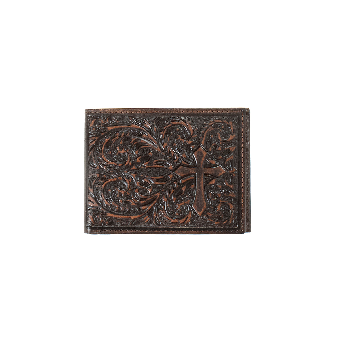 Nocona Scroll Cross Bifold Wallet