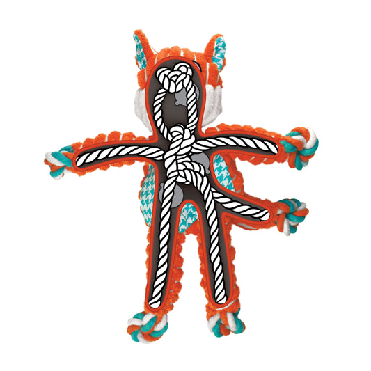 Kong Floppy Knots Fox