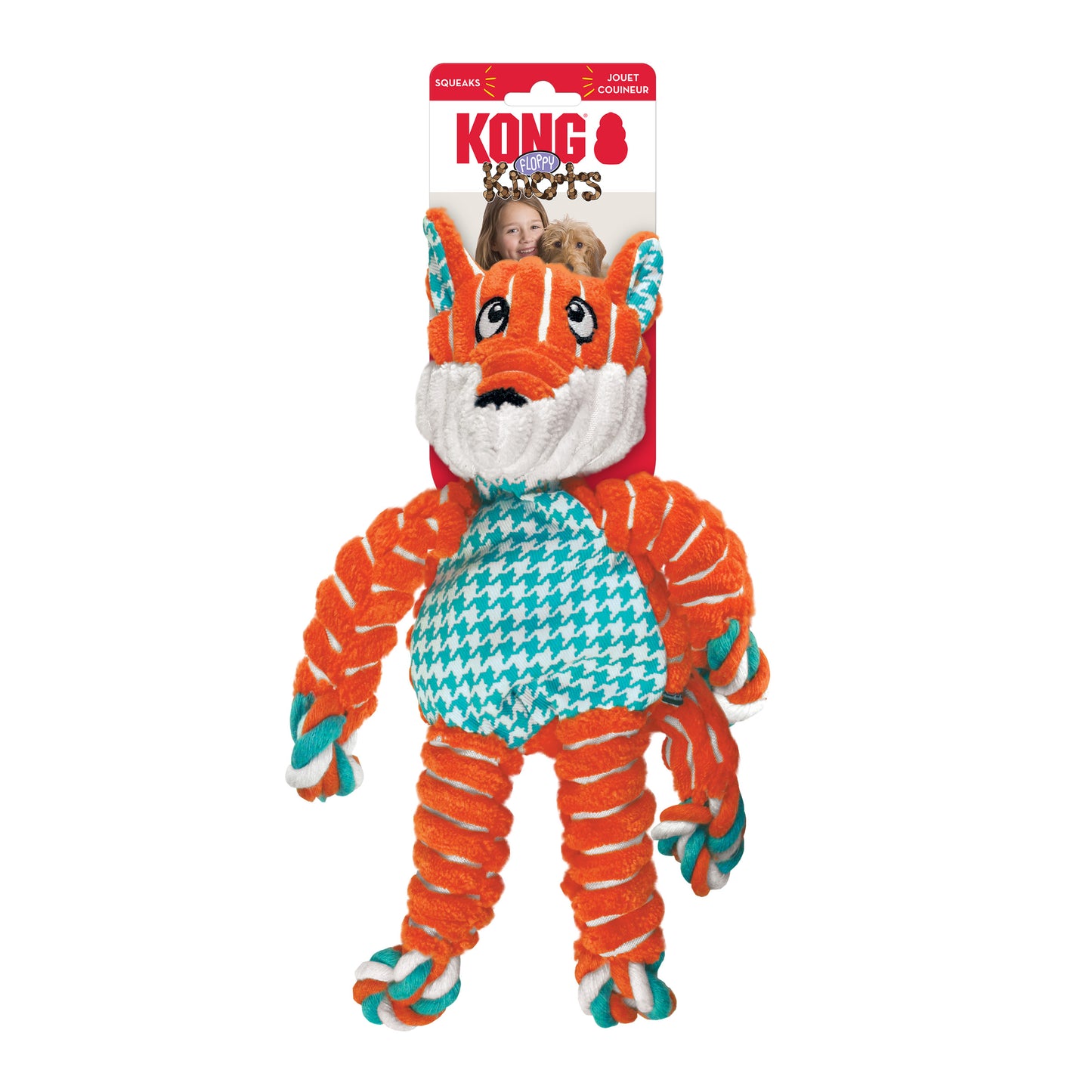 Kong Floppy Knots Fox
