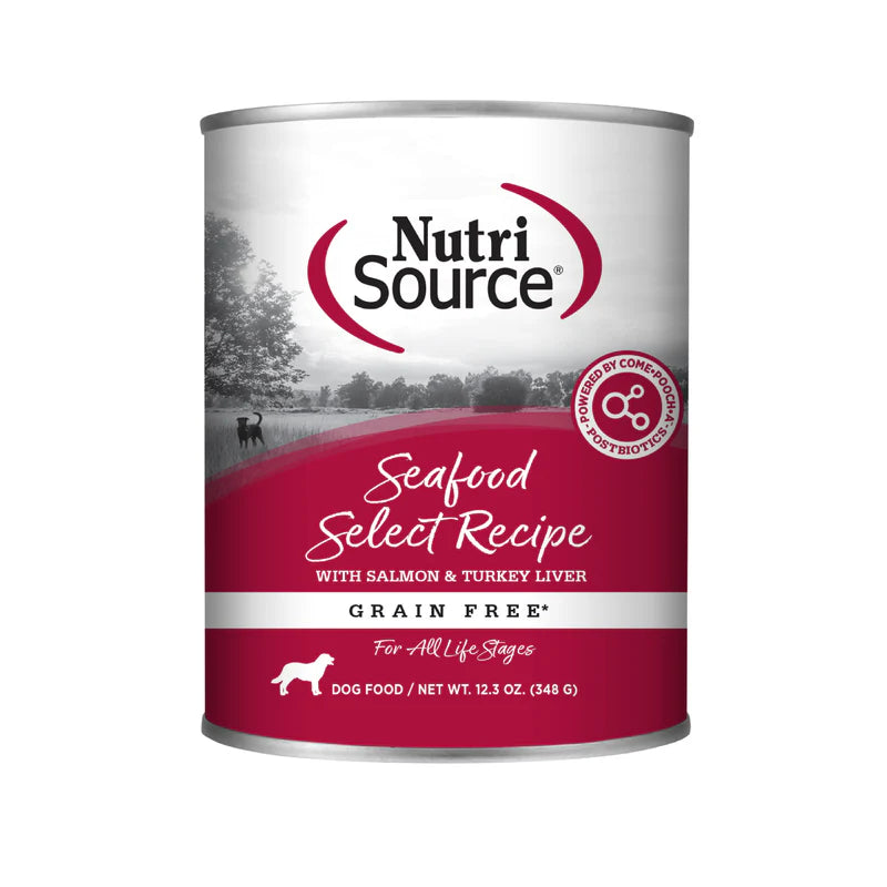NutriSource Grain Free Seafood Select Wet Dog Food
