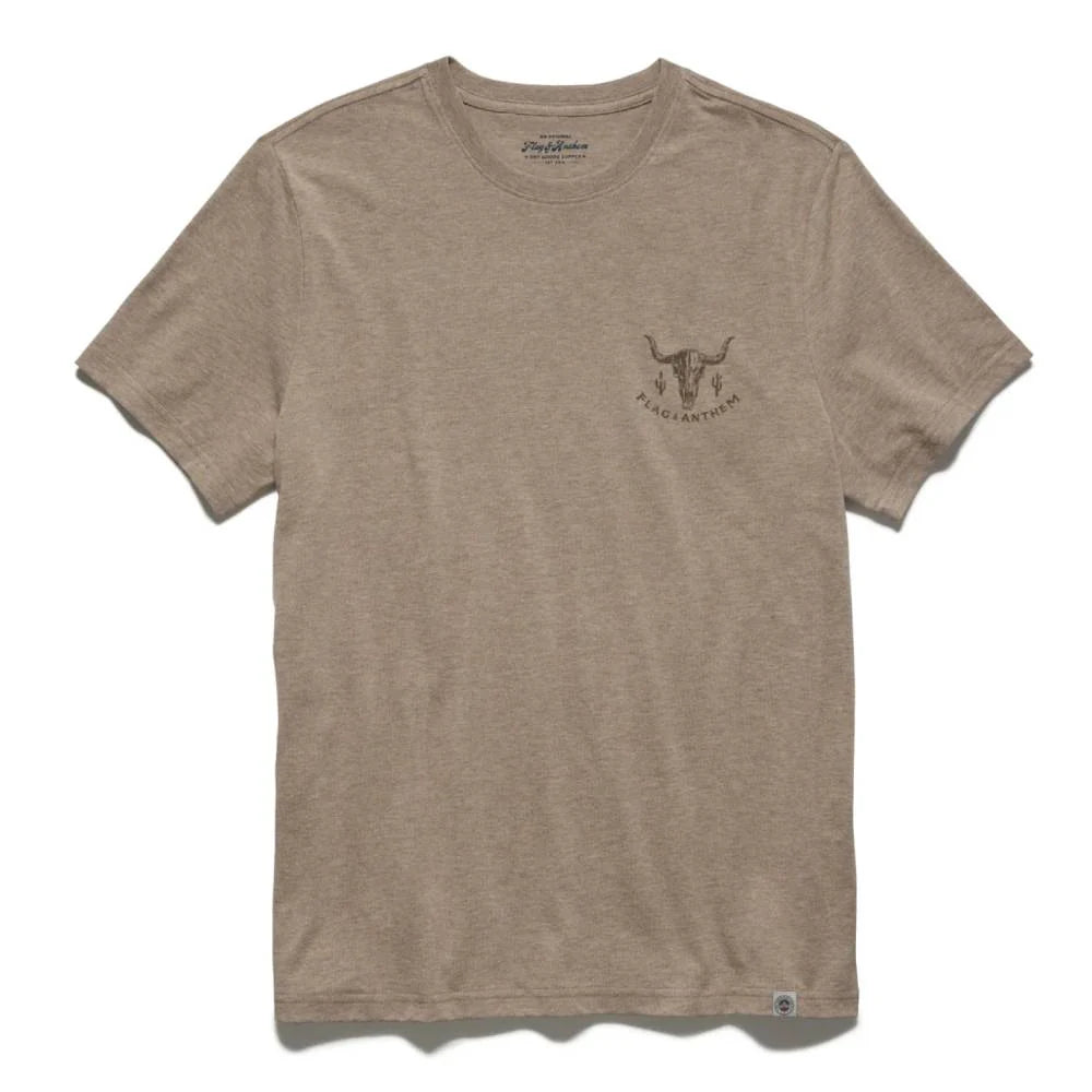 Flag & Anthem El Diablo Tequila Tee in Taupe