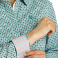 Cinch Geo Print Button-Down Shirt