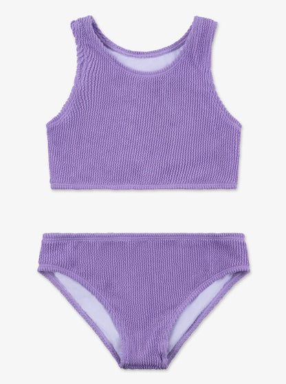 Limeapple Girls Nicole Crinkle Swim Suit PERIWINKLE 4