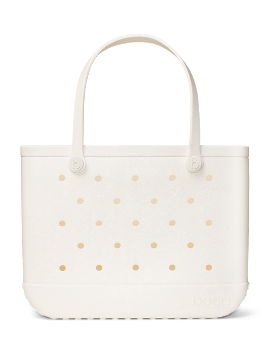 White Bogg tote bag on a white background