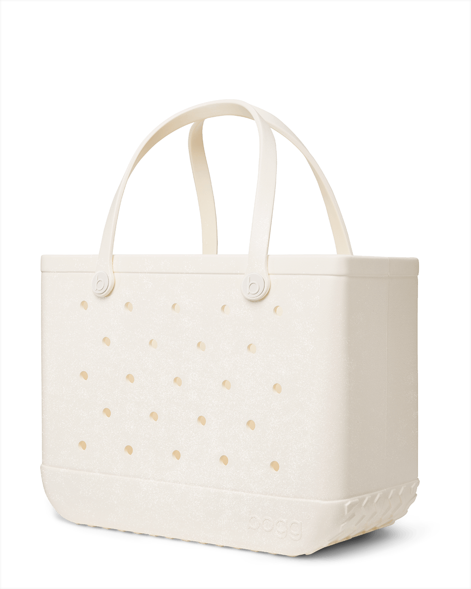White Bogg tote bag on a white background