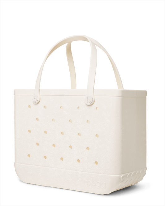 White Bogg tote bag on a white background