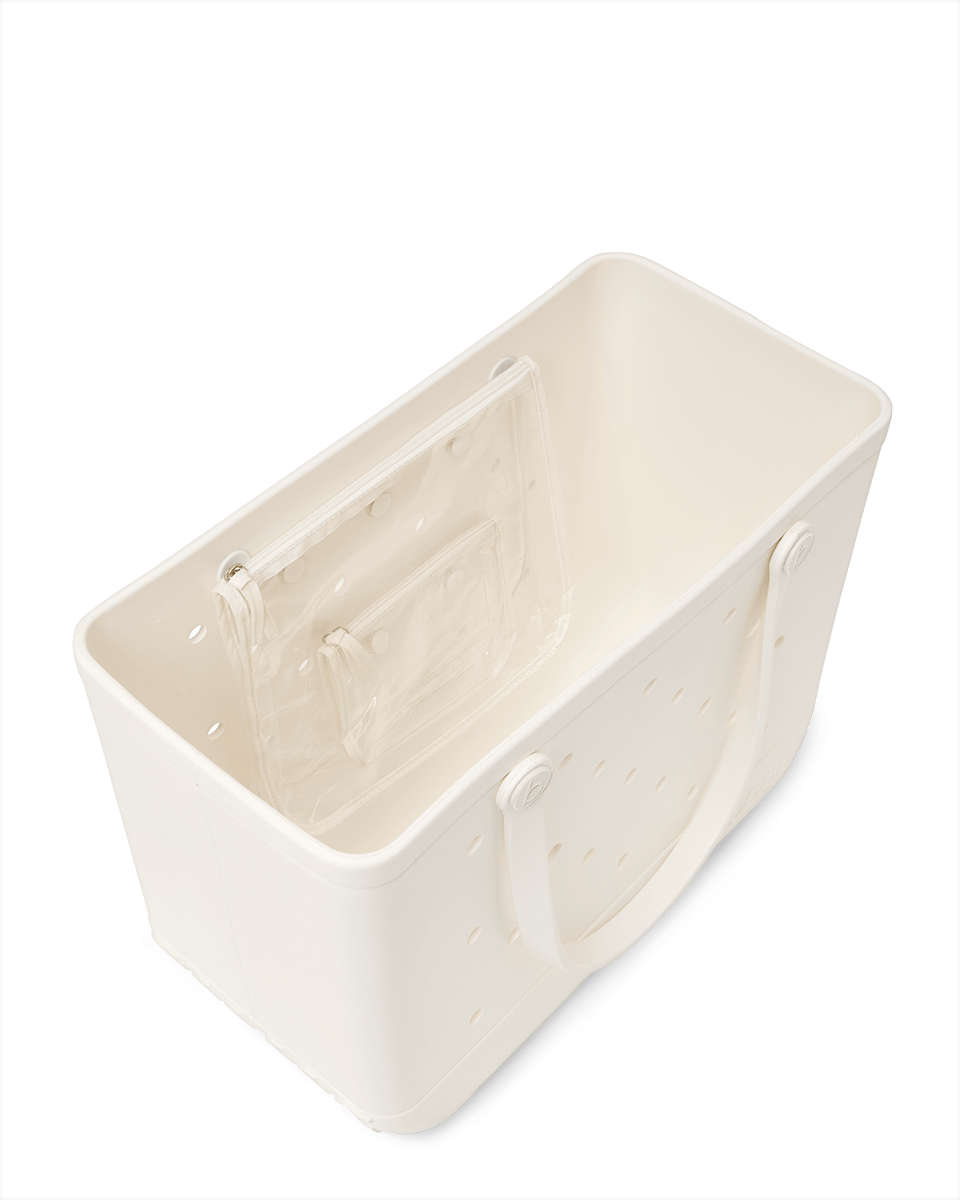 White Bogg tote bag on a white background