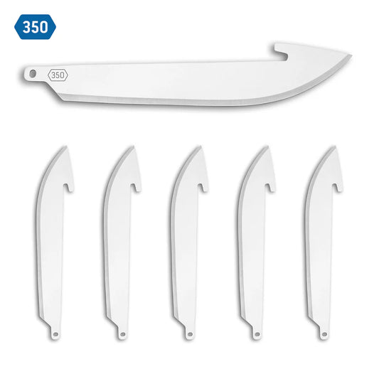 Outdoor Edge 3.5" Drop Point Replacement Blades - 6-Pack