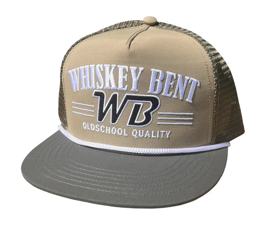 Whiskey Bent Hat Co. Old School WB Trucker Cap